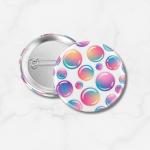 Pin Buttons Bubble Seamless Paper Pattern Size 75mm